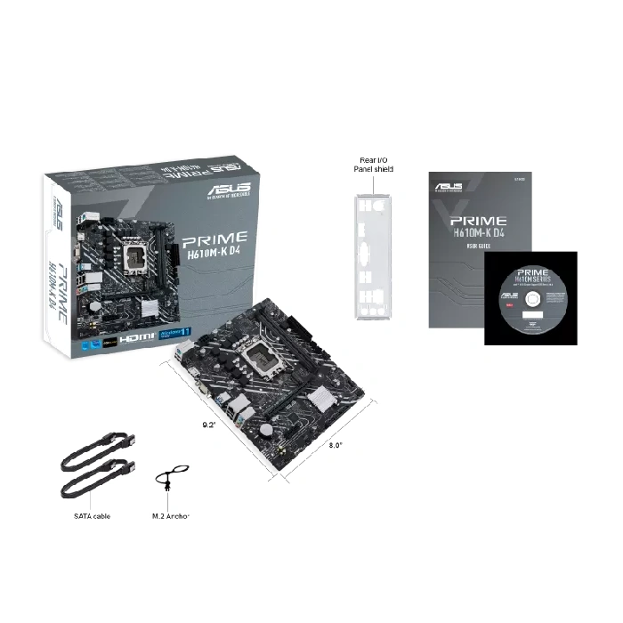 مادربرد ایسوس مدل ASUS PRIME H610M-K D4 - 6
