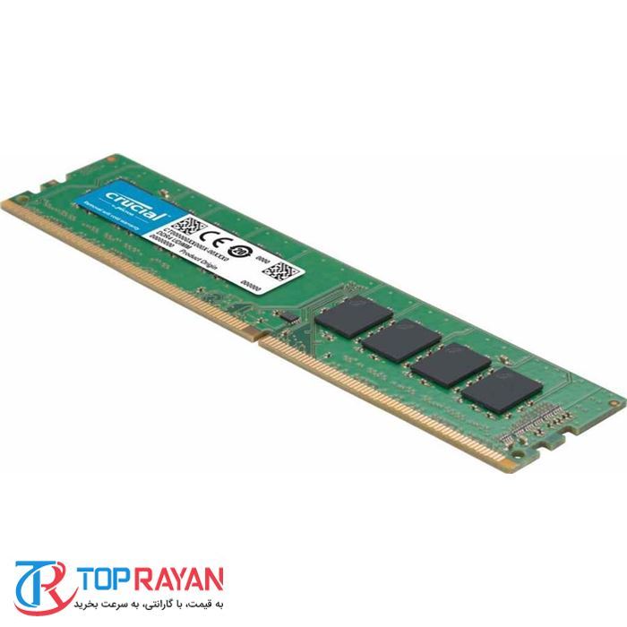 رم کامپیوتر DDR4 تک کاناله 3200 مگاهرتز کروشیال ظرفیت 16 گیگابایت