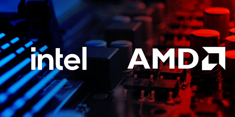 مقایسه لپ تاپ با پردازنده اینتل و AMD