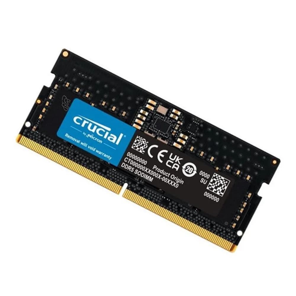 رم لپ تاپ کروشیال DDR5 تک کانال مدل فرکانس 5600 ظرفیت 32 گیگابایت