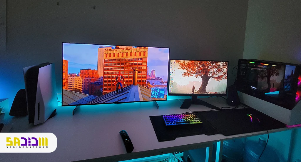 مانیتور یا تلویزیون برای گیم