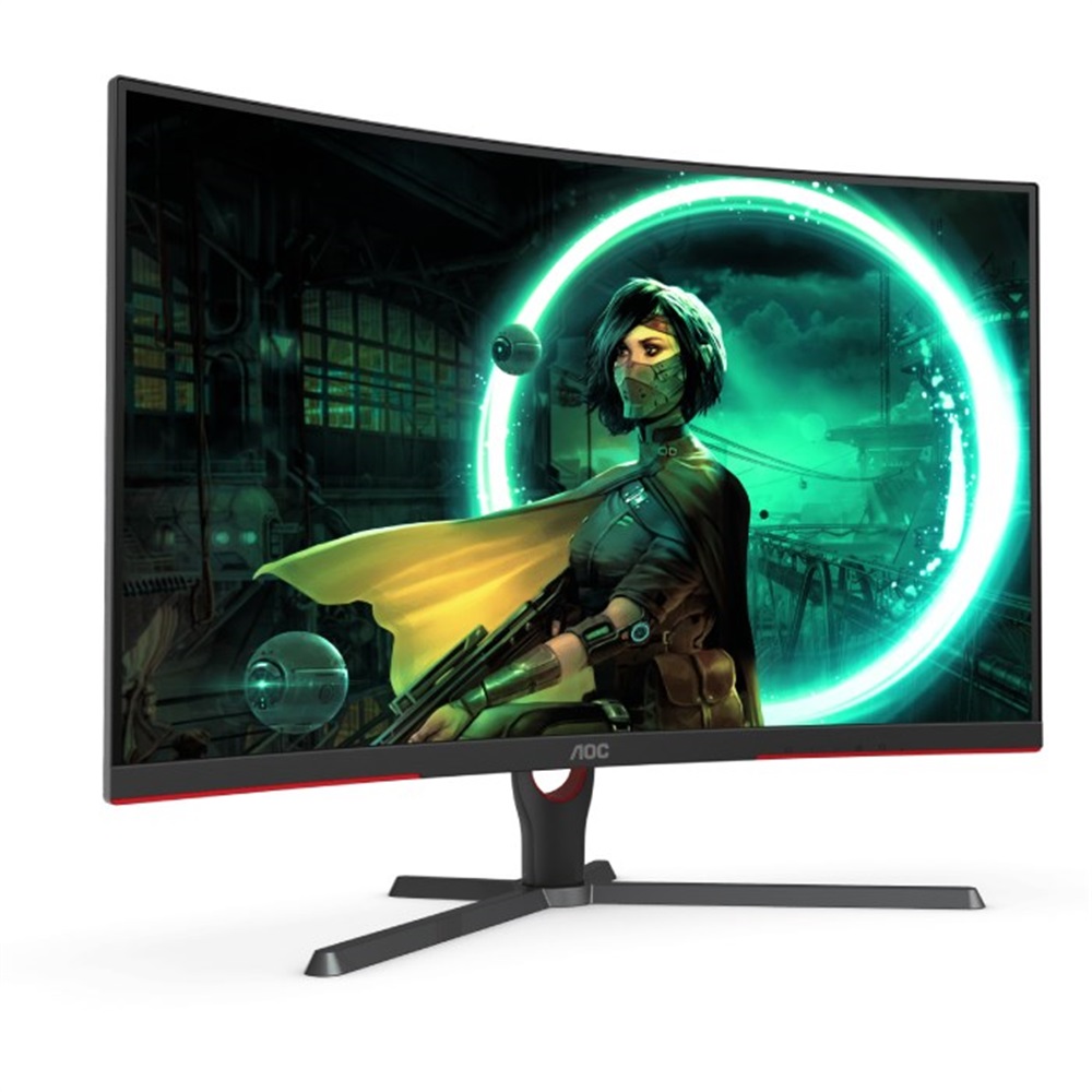 مانیتور گیمینگ خمیده ای او سی 32 اینچ مدل CQ32G3SE - 3