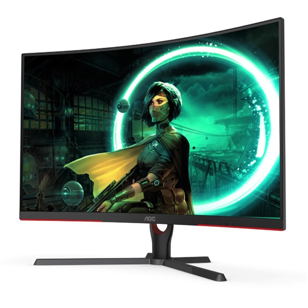 مانیتور گیمینگ خمیده ای او سی 32 اینچ مدل CQ32G3SE - 2