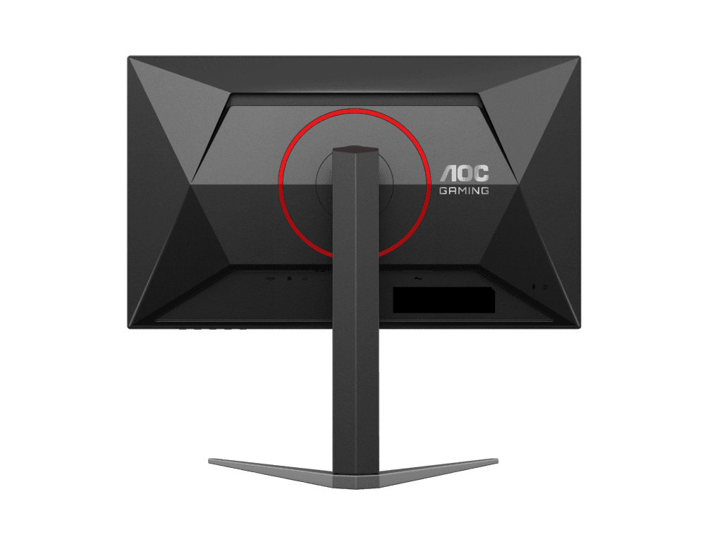 مانیتور گیمینگ ای او سی مدل AOC 24G4 سایز ۲۴ اینچ - پنل پشت 