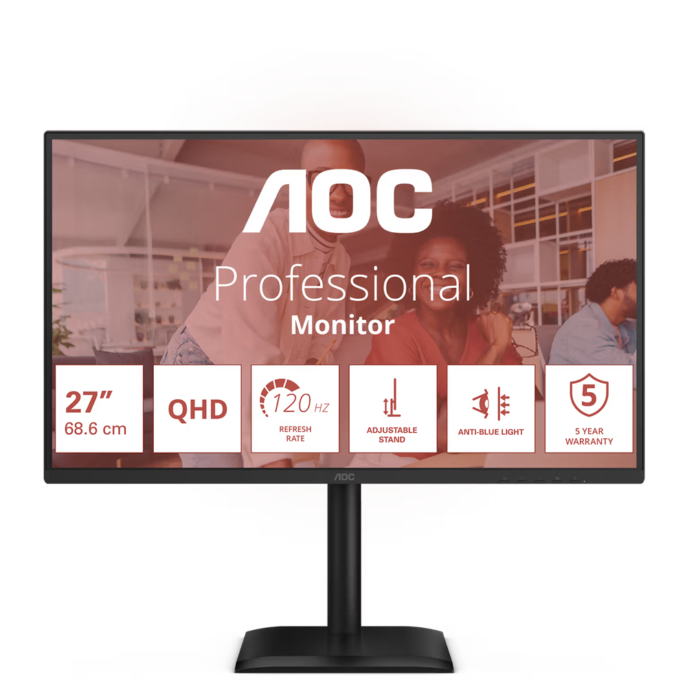 aoc-q27e4u-monitor-1 قیمت و خرید مانیتور 27 اینچ ای او سی Q27E4U - Image 1