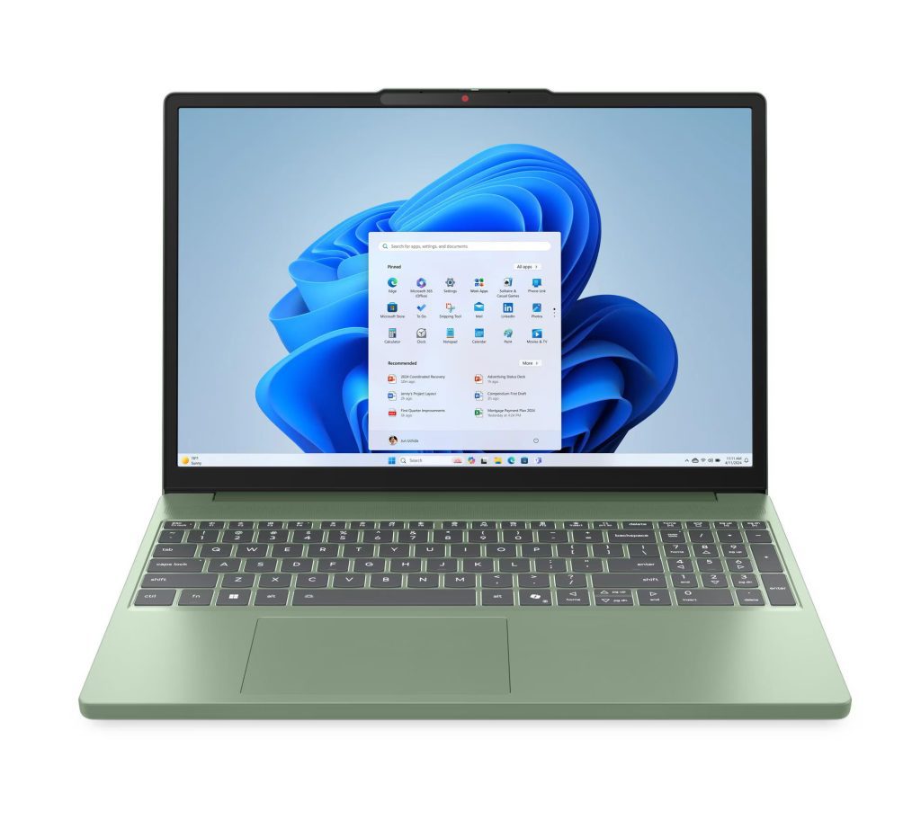لپ‌ تاپ لنوو مدل IdeaPad Slim 3 15IRH10 با پردازنده Core i7، رم 16GB و حافظه 512GB SSD