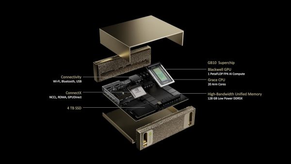قیمت و خرید سوپر کامپیوتر هوش مصنوعی انویدیا DGX Spark - 128GB / 4TB - تصویر 8