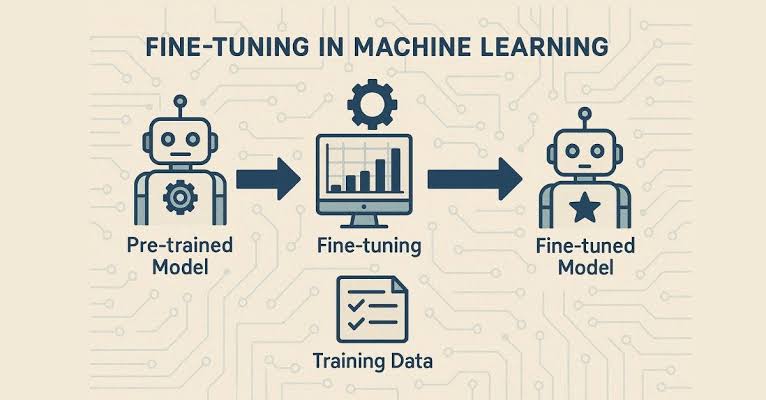 مقایسه برای آموزش مدل و Fine-tuning